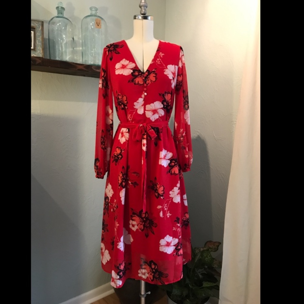 Floral Chiffon dress